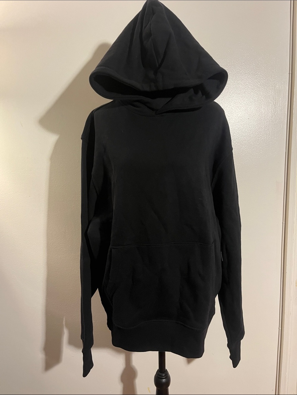 Old Navy Black Pullover Hoodie with Kangaroo Pocket